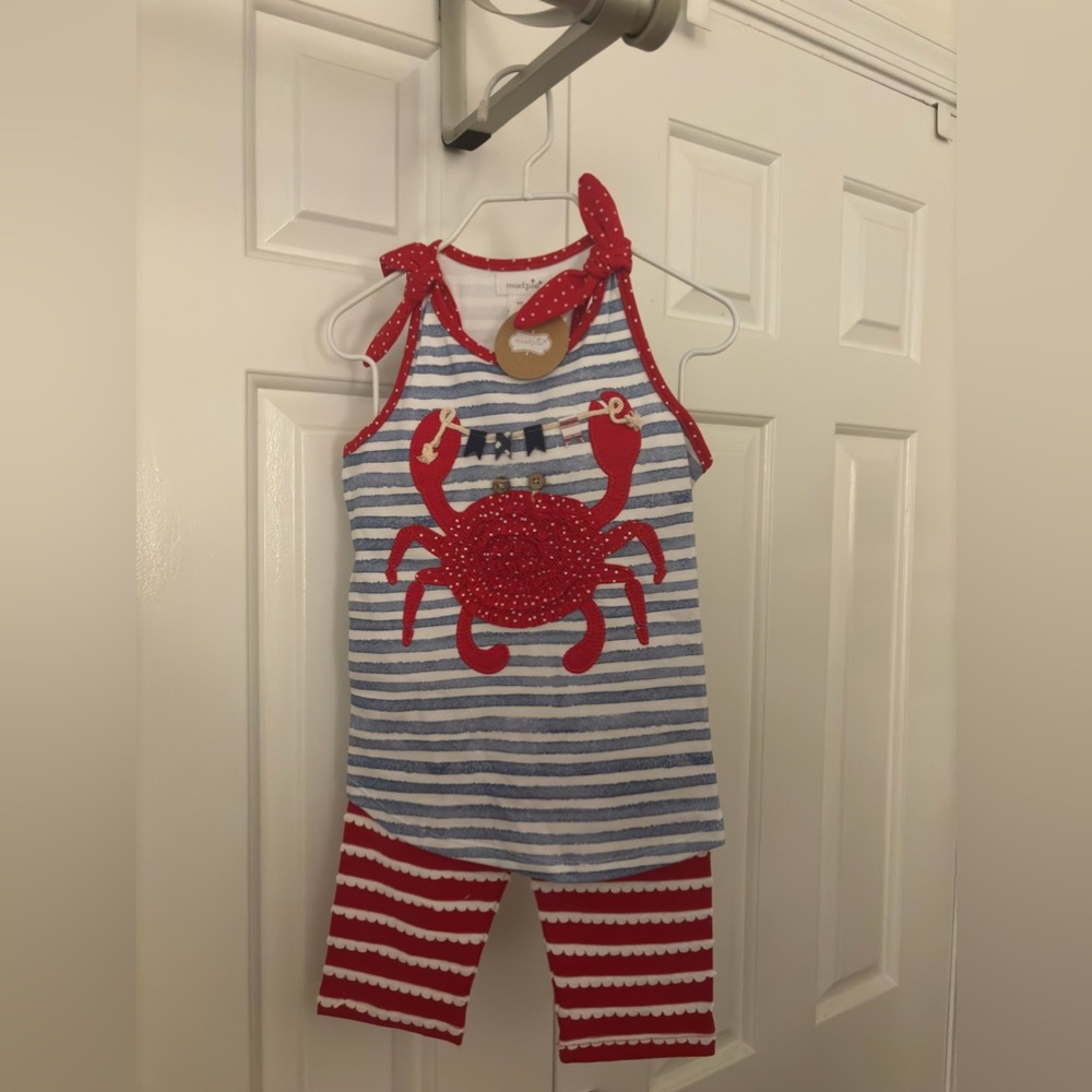 NWT Mudpie shirt and pants